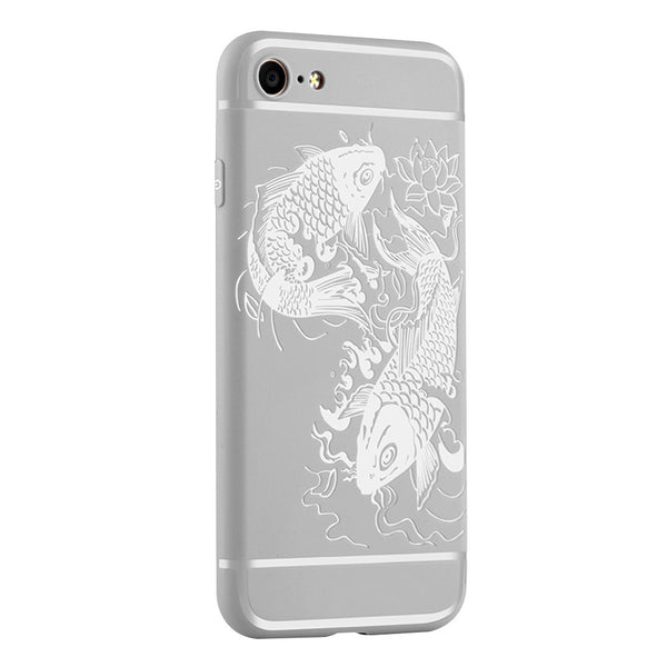 Printed Slit fit soft TPU for iPhone